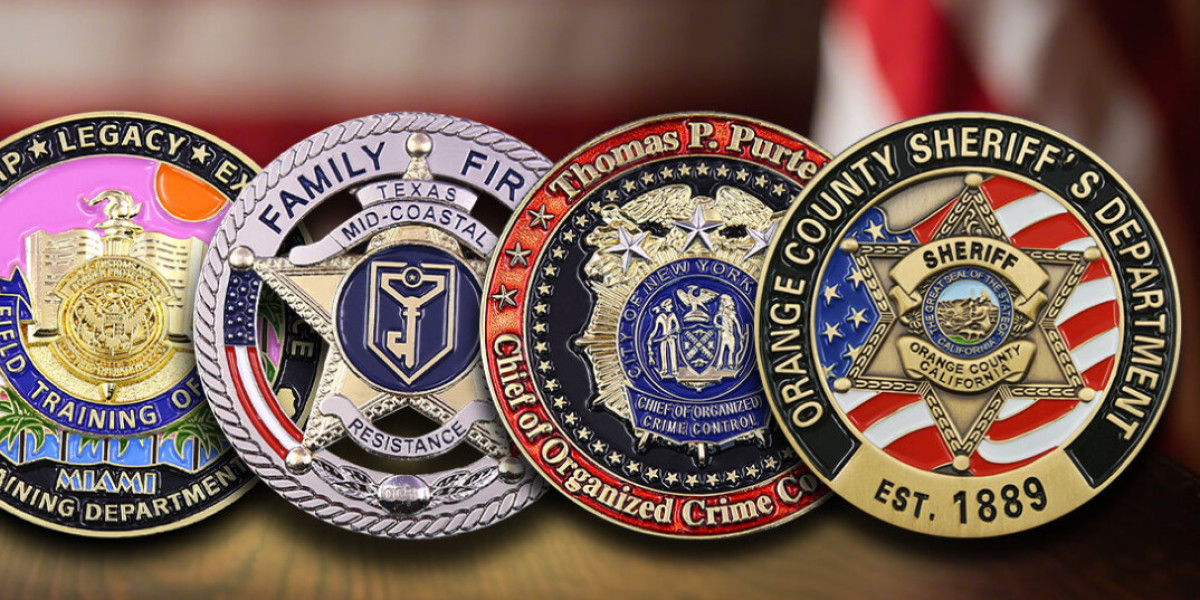 Police Challenge Coins Honoring Service & Unity | Qiyi Gifts