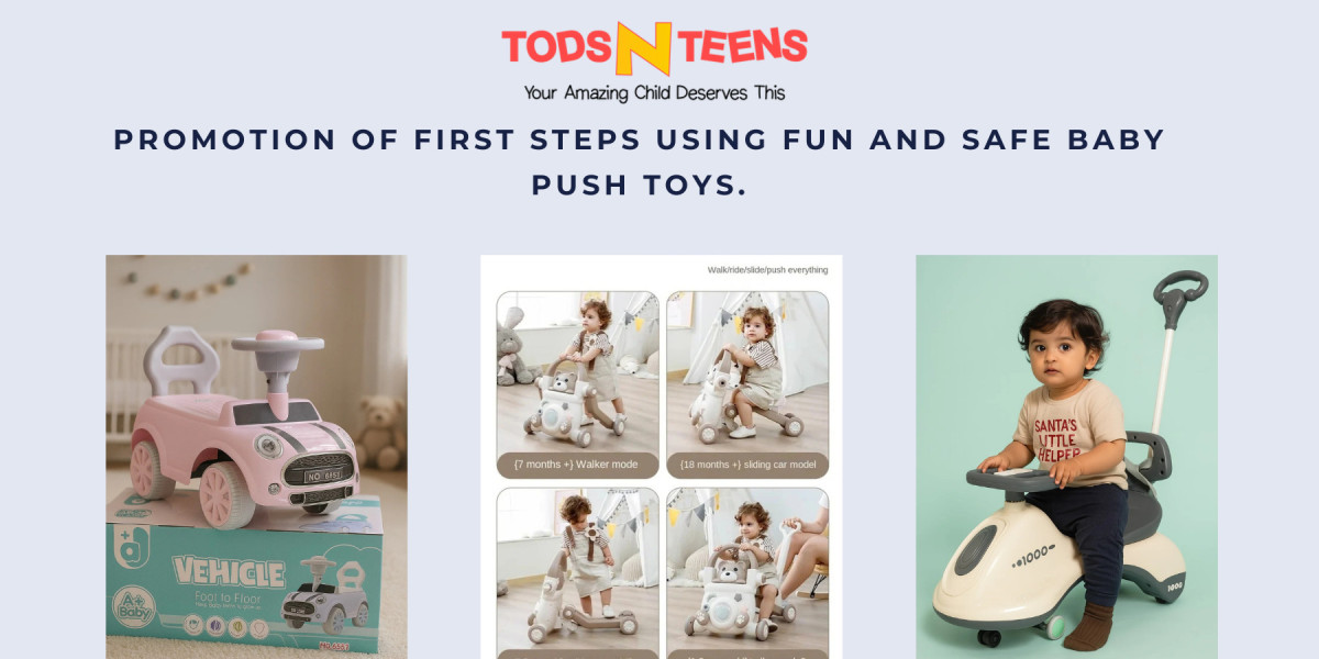 The Push Toys and the way they help babies to take the first steps