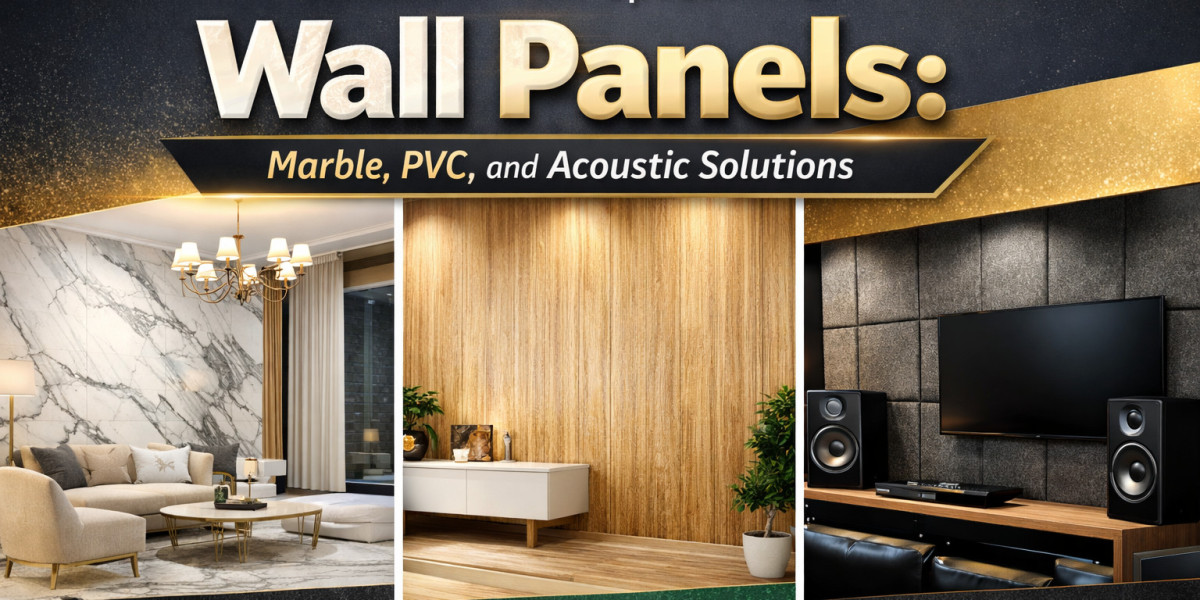 Transform Your Spaces with Wall Panels: Marble, PVC, and Acoustic Solutions