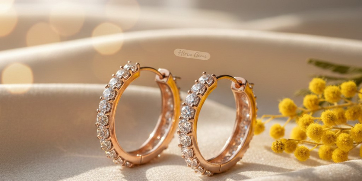 Chic Diamond Hoops for Women’s Day Glam