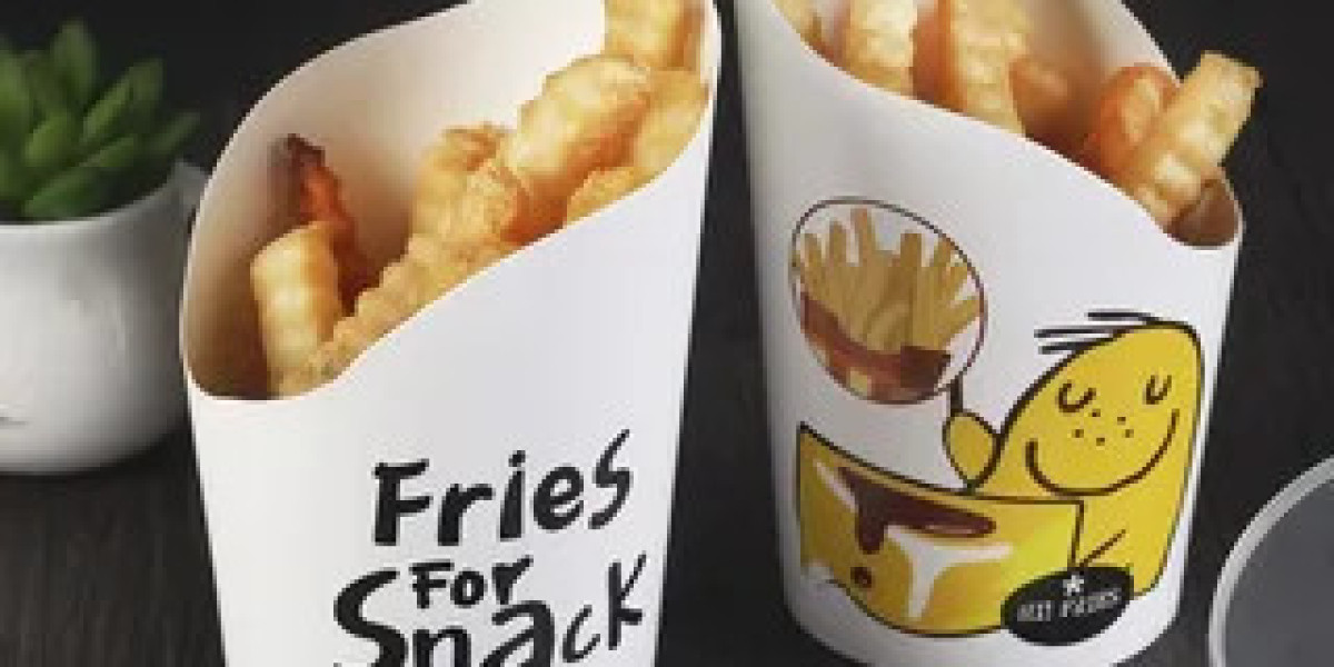 Custom Fry Scoop Cup: Premium Fast Food Packaging