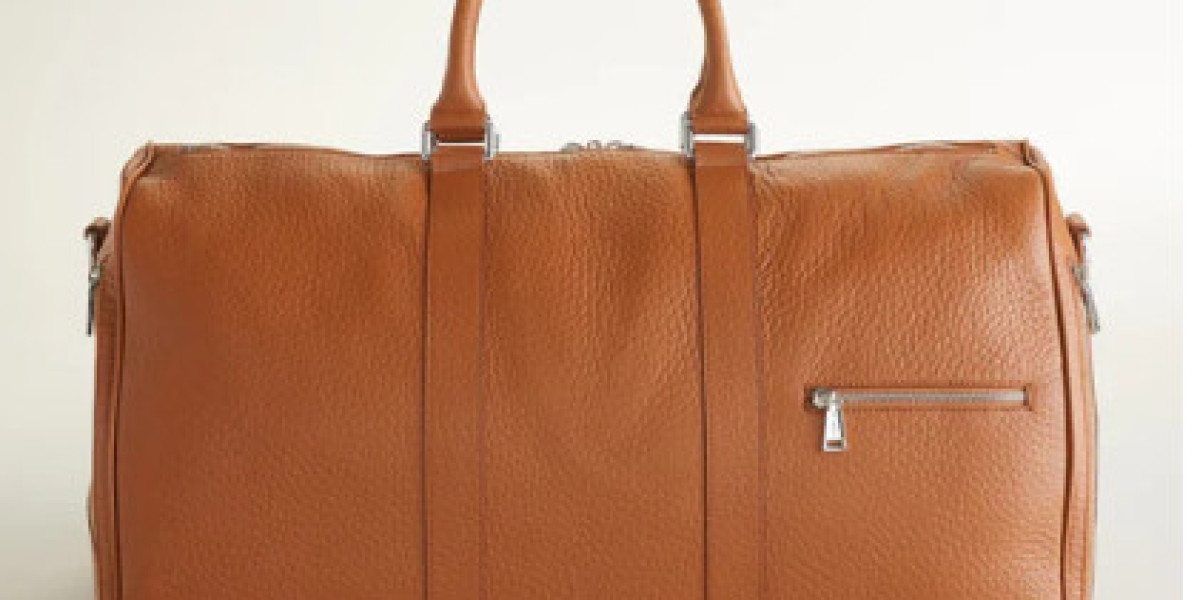 leather travel bag