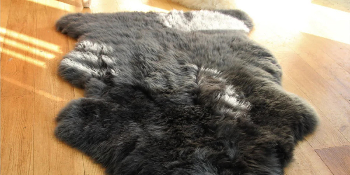 Extra Fluffy & Shaggy Single Pelt Sheep Fur Area Rug – Luxury Comfort for Every Room