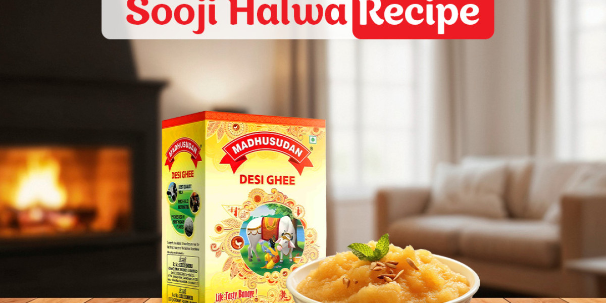 Sooji Halwa Recipe | Quick & Traditional Indian Sweet by Madhusudhan