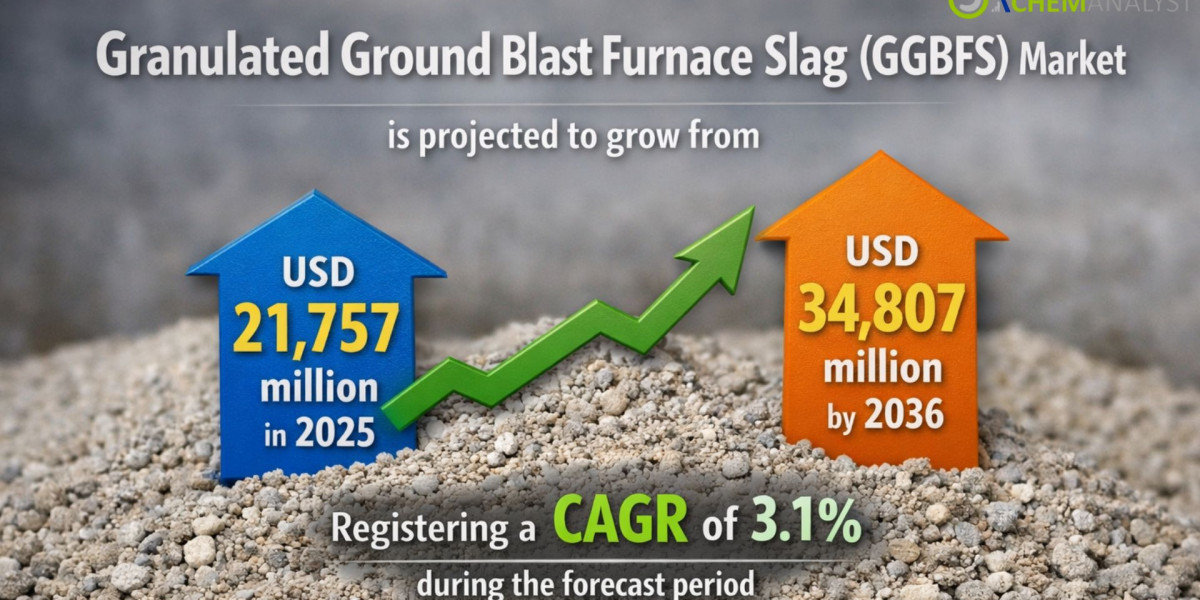 Granulated Ground Blast Furnace Slag (GGBFS) Market Size, Share, Trends, Analysis and Forecast (2026–2036)