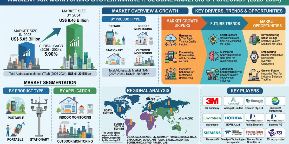 Ambient Air Monitoring System Market Trends to 2034: Rising Environmental Regulations and Advanced Monitoring Technologi