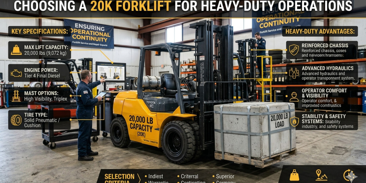 Choosing a 20K Forklift for Heavy-Duty Operations