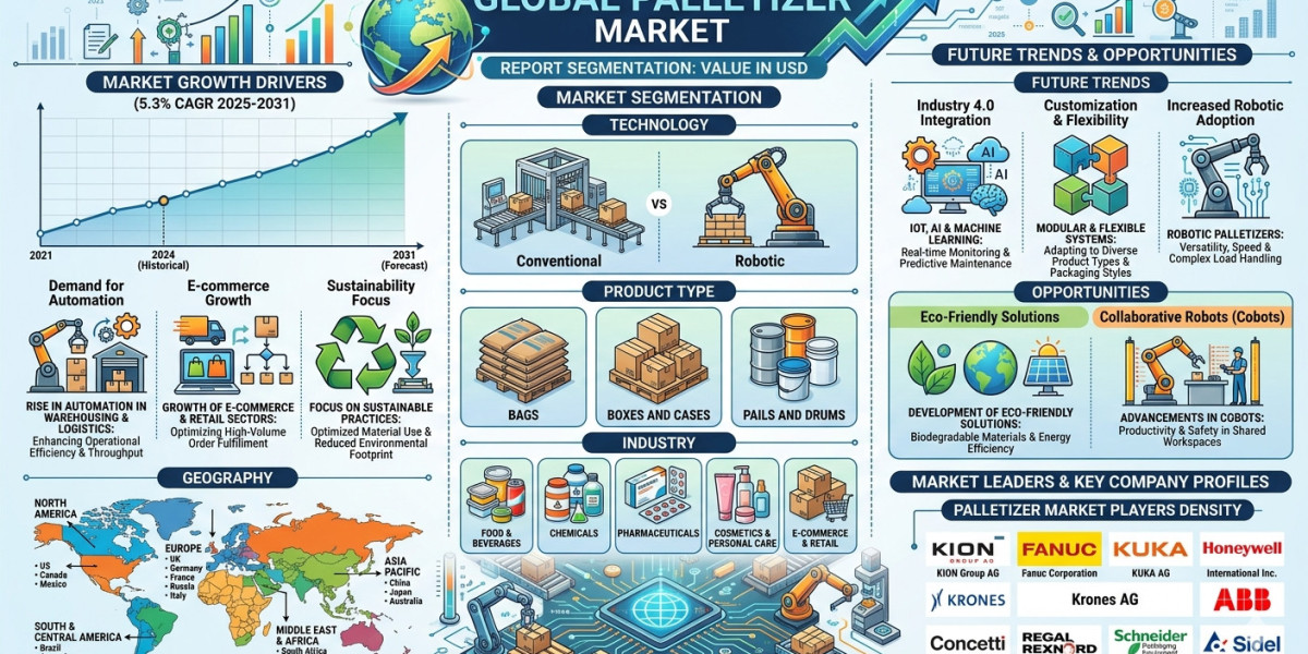 Automated Palletizing Systems Industry Outlook to 2031: Smart Manufacturing and Logistics Automation Fueling Global Dema