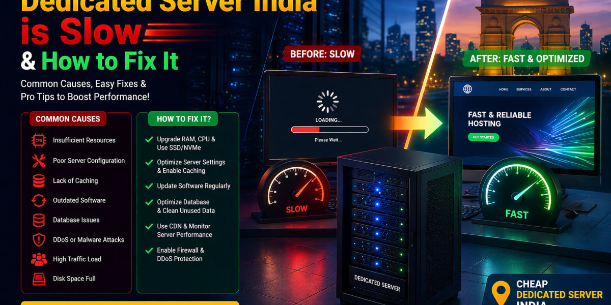 Why Your Dedicated Server India is Slow & How to Fix It (2026 Guide)