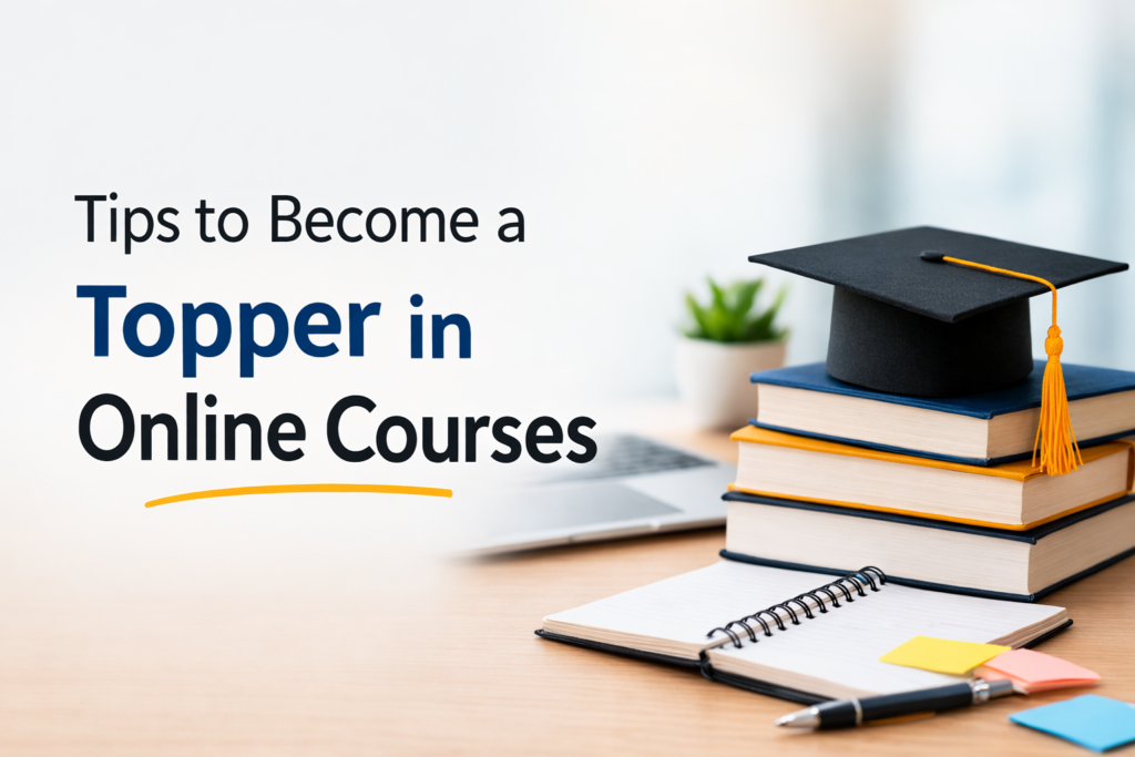 Tips to Become a Topper in Online Courses | Smart Study Habits