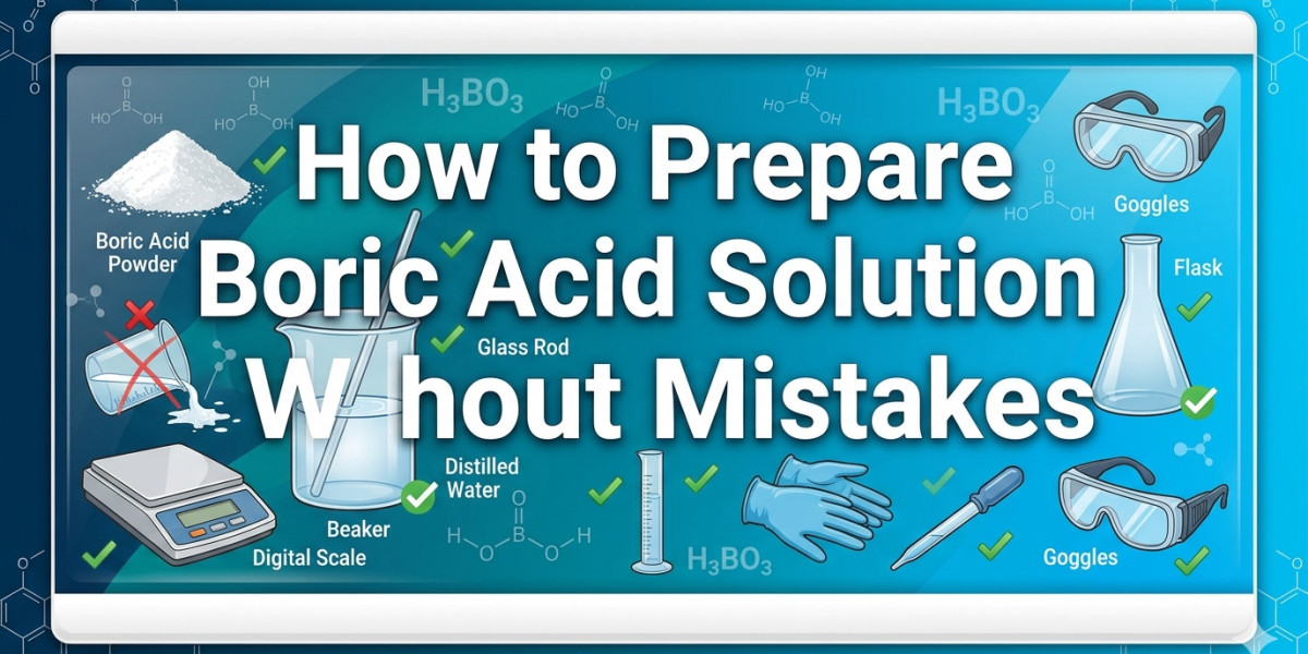 How to Prepare Boric Acid Solution Without Mistakes