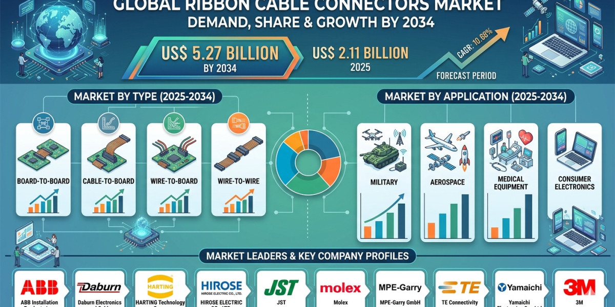 Advanced Connectivity Driving Ribbon Cable Connectors Market Growth by 2034