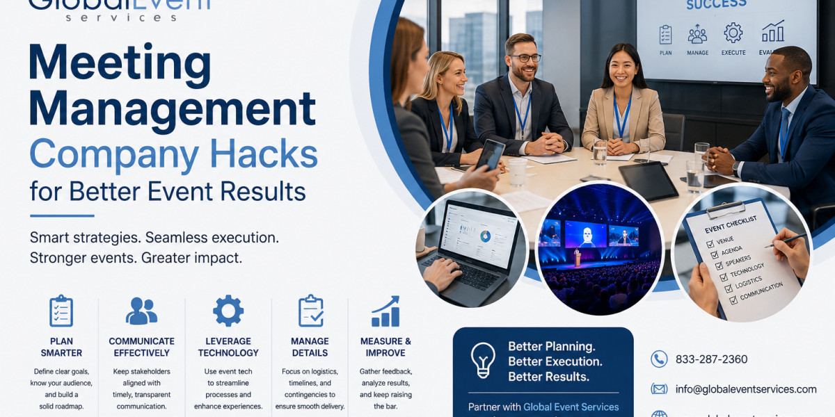 Meeting Management Company Hacks for Better Event Results