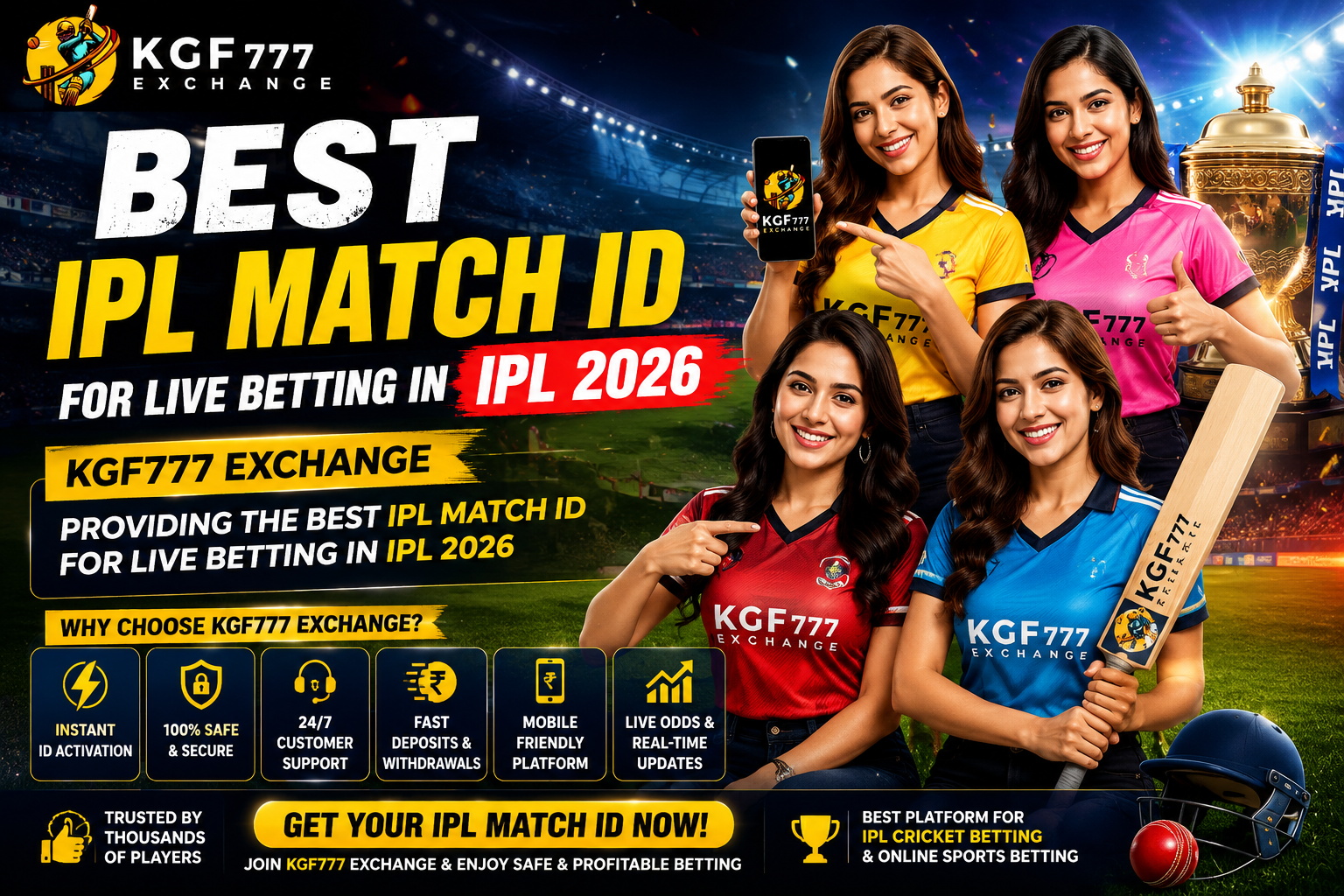 Best IPL Match ID in 1 Minute for Live Betting in IPL 2026