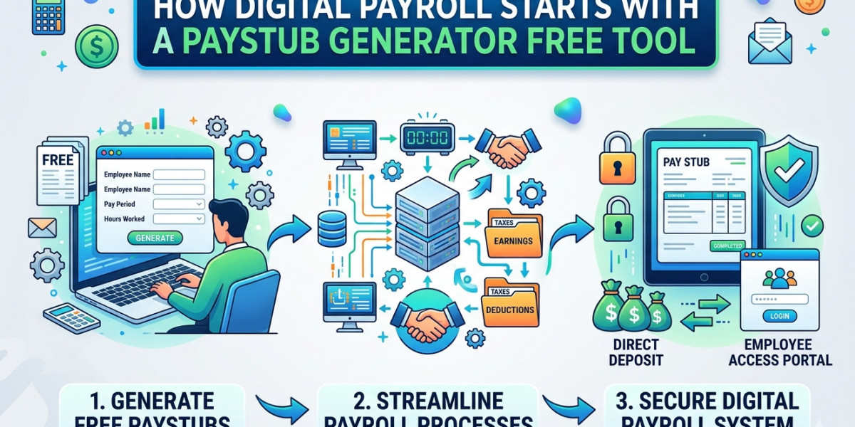 How Digital Payroll Starts with a Paystub Generator Free Tool