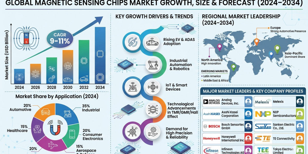 Magnetic Sensing Chips Market Outlook 2034 with Rising Industrial Automation Adoption
