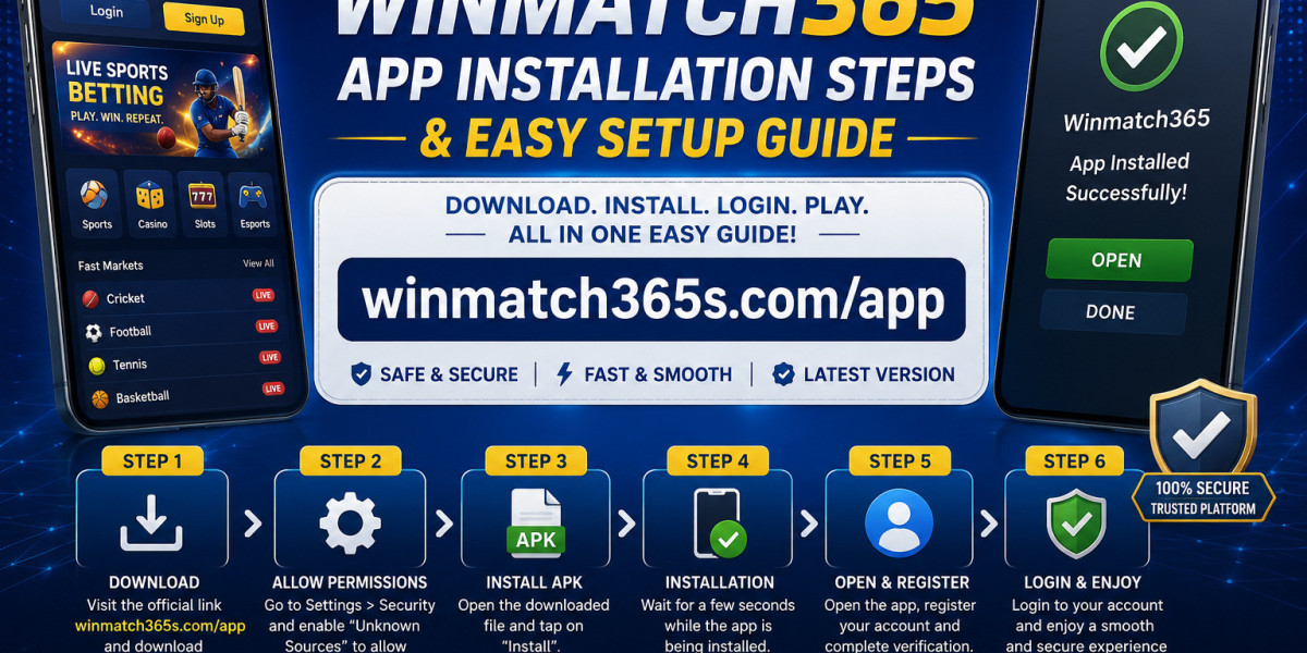 Winmatch365 App Installation Steps & Easy Setup Guide