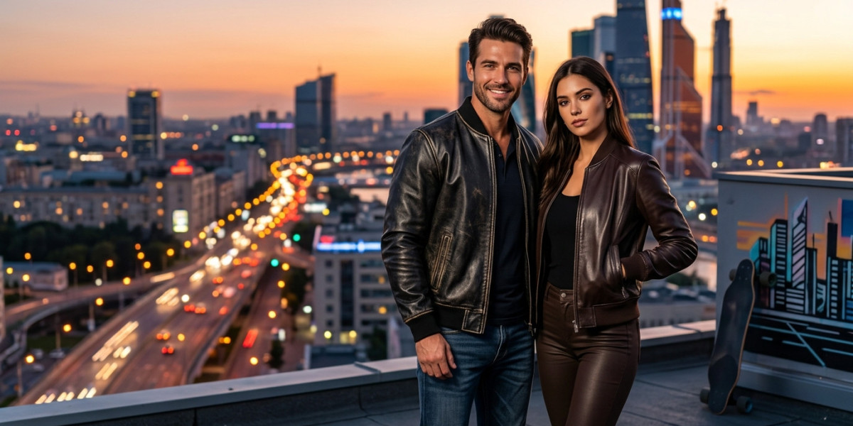 Why Mens and Womens Real Leather Bombers Trend Now