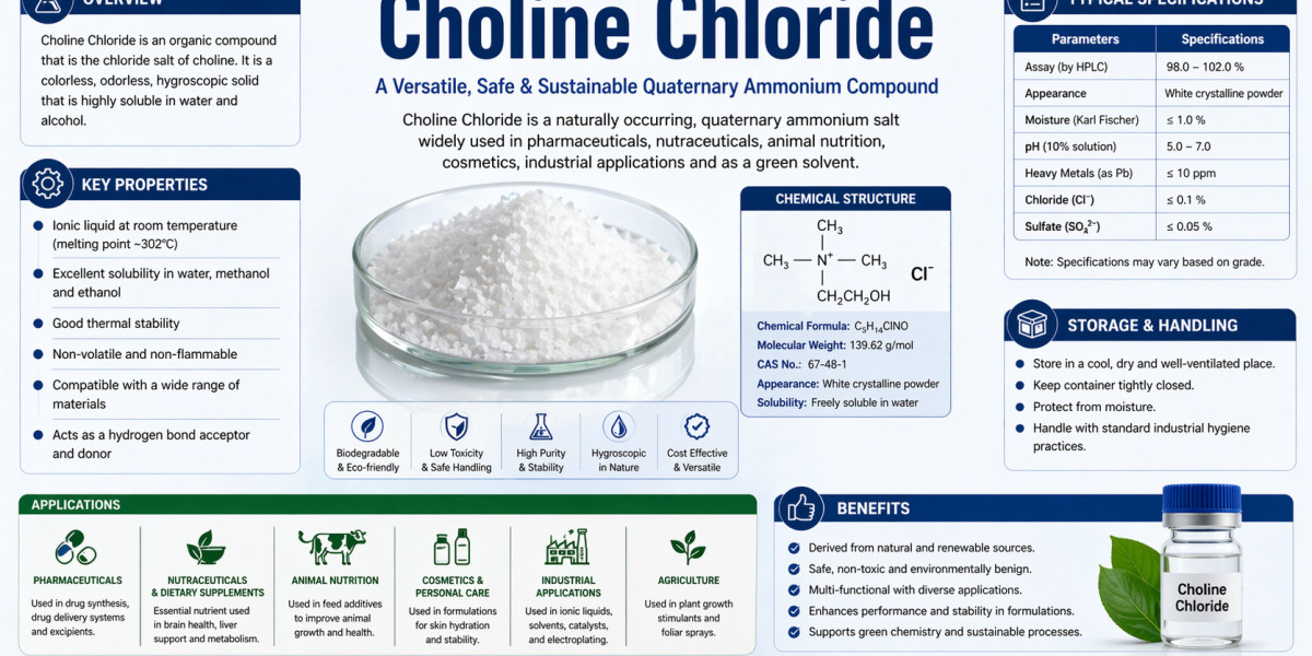 Choline Chloride Market 2034 Opportunities Across Animal Nutrition and Healthcare Industries