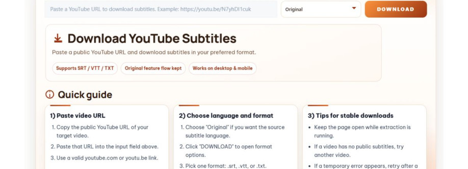 Downsub Tool Tai Sub YouTube