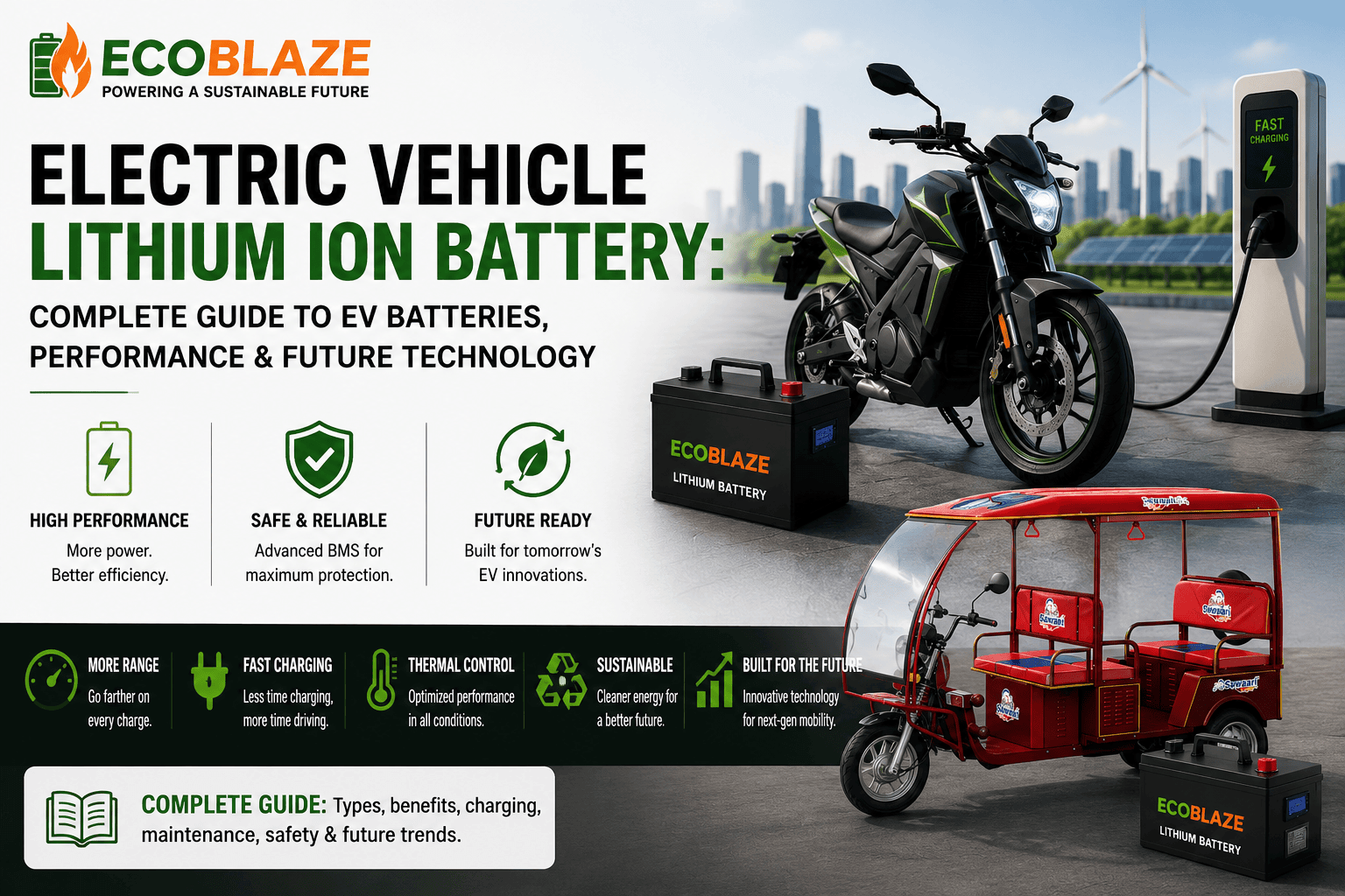 Electric Vehicle Lithium Ion Battery: A Guide to EV Batteries