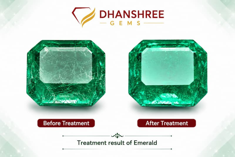 Emerald treatment comparison infographic
