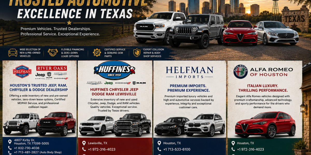 Auto Repair Specialists and Vehicle Dealers Across Texas