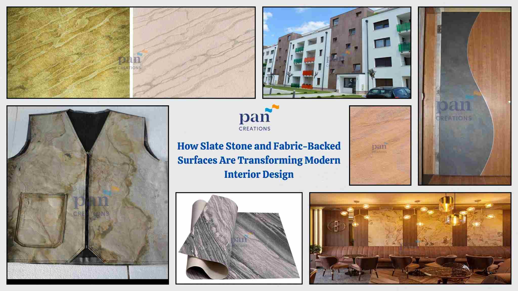 How Slate Stone and Fabric-Backed Surfaces Are Transforming Modern Interior Design