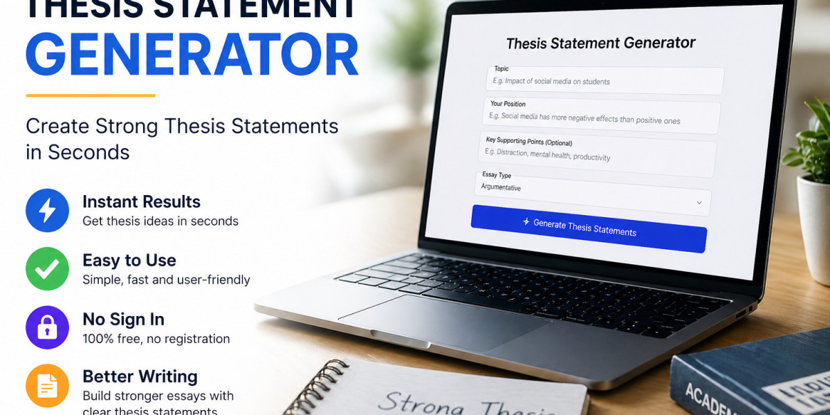 Thesis Statement Generator for Clear and Focused Writing