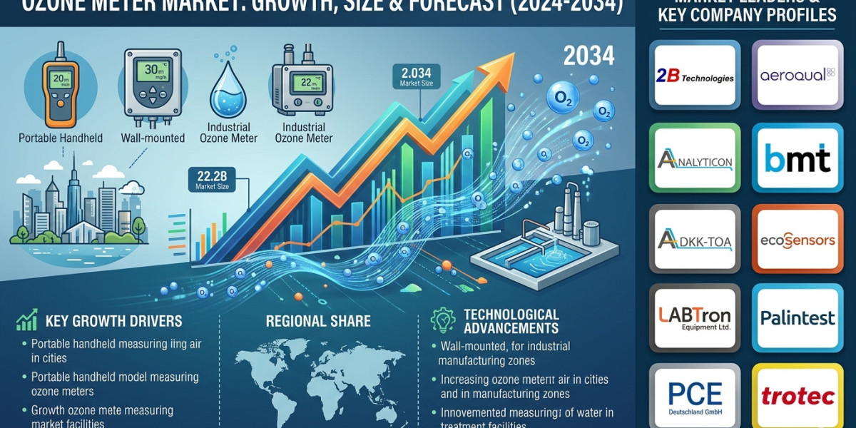 Ozone Meter Market Demand Fueled by Water Treatment and Air Quality Applications