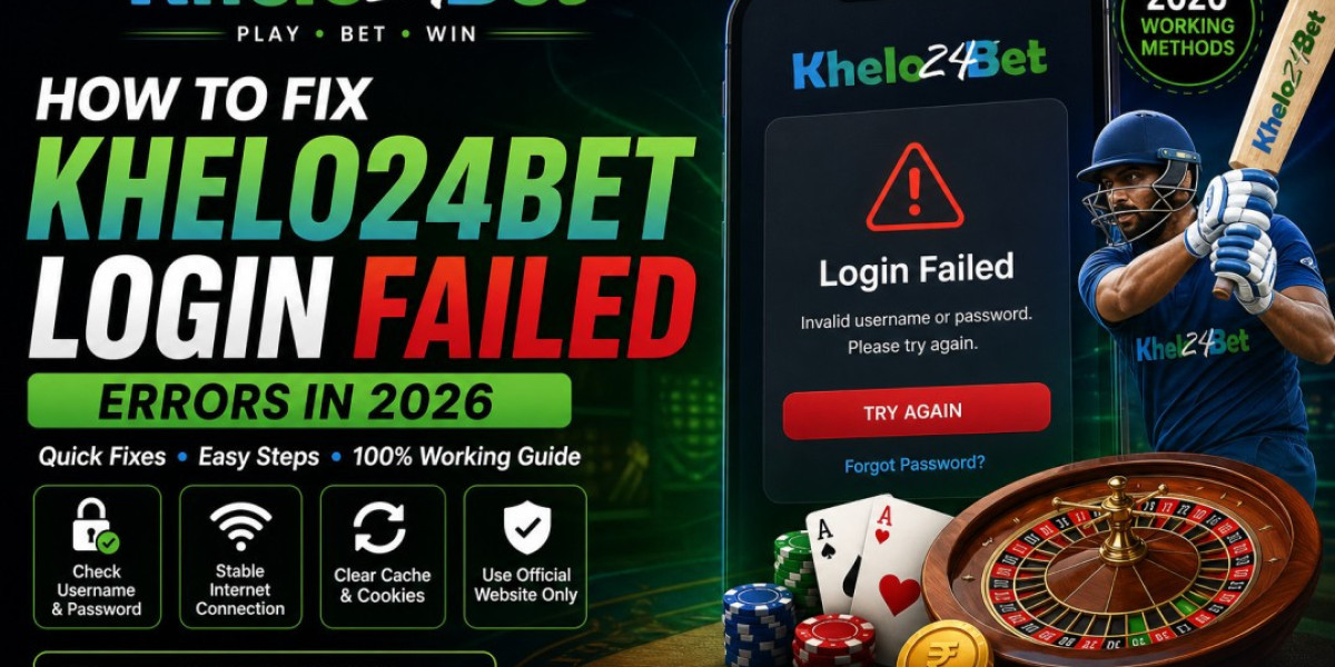 How to Fix Khelo24bet Login Failed Errors in 2026