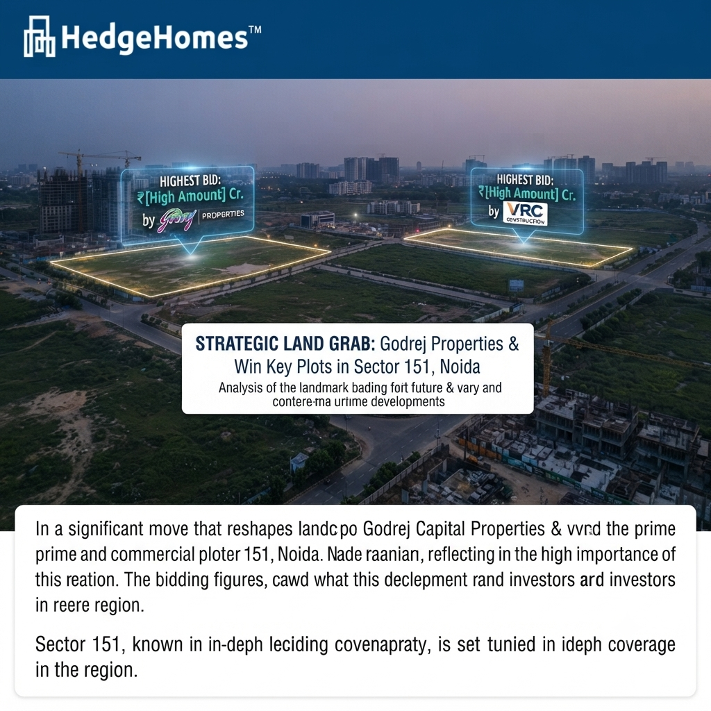 Godrej Properties And VRC Construction Placed The Highest Bids