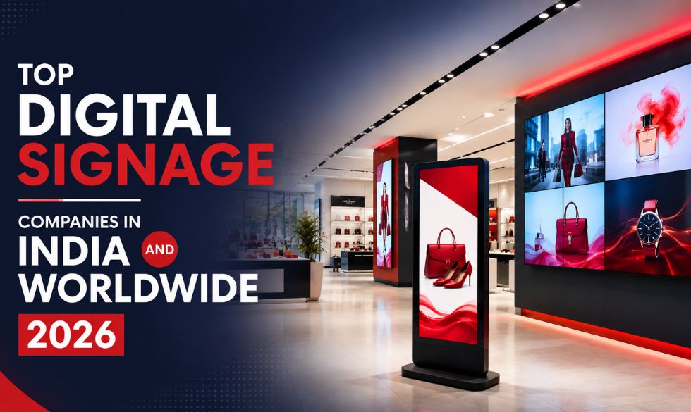 Top Digital Signage Companies in India & Worldwide 2026