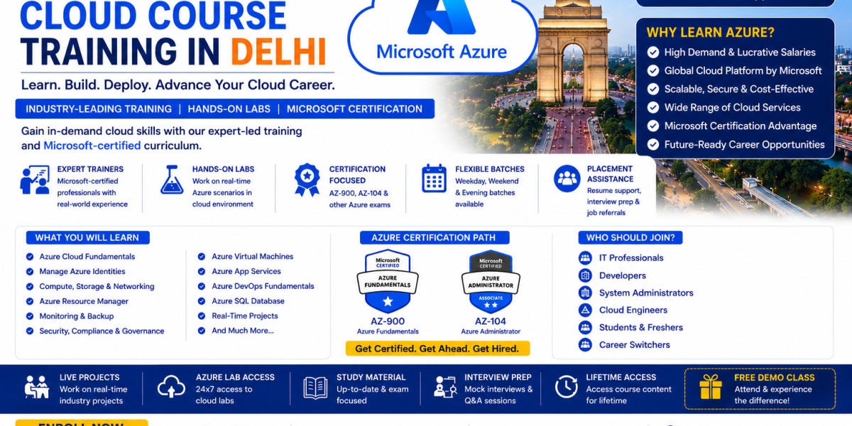 Microsoft Azure Cloud Course in Delhi for IT Careers 
