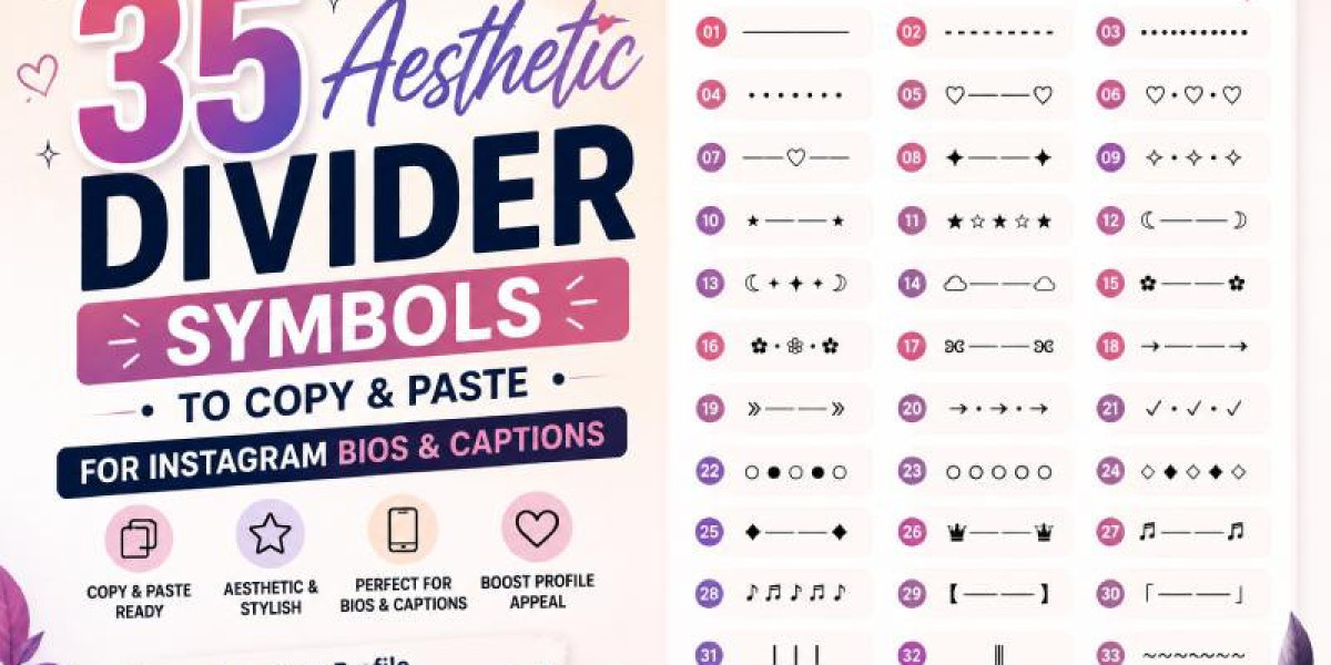 35 Aesthetic Divider Symbols to Copy and Paste for Instagram Bios & Captions
