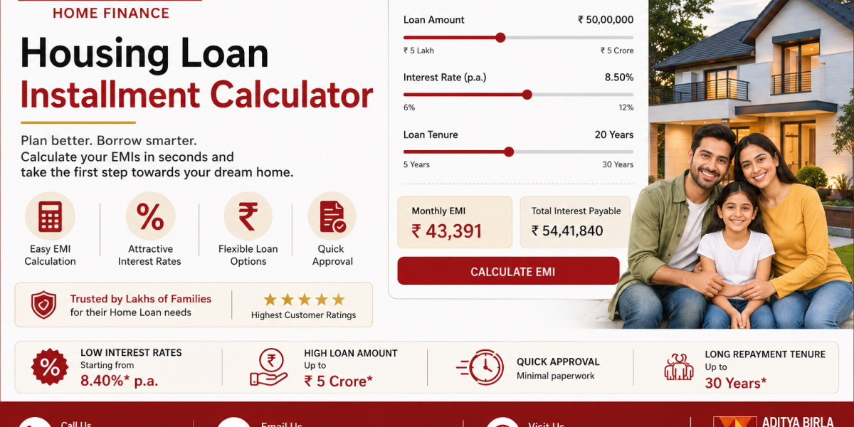 Housing Loan Installment Calculator: Plan EMIs Smartly