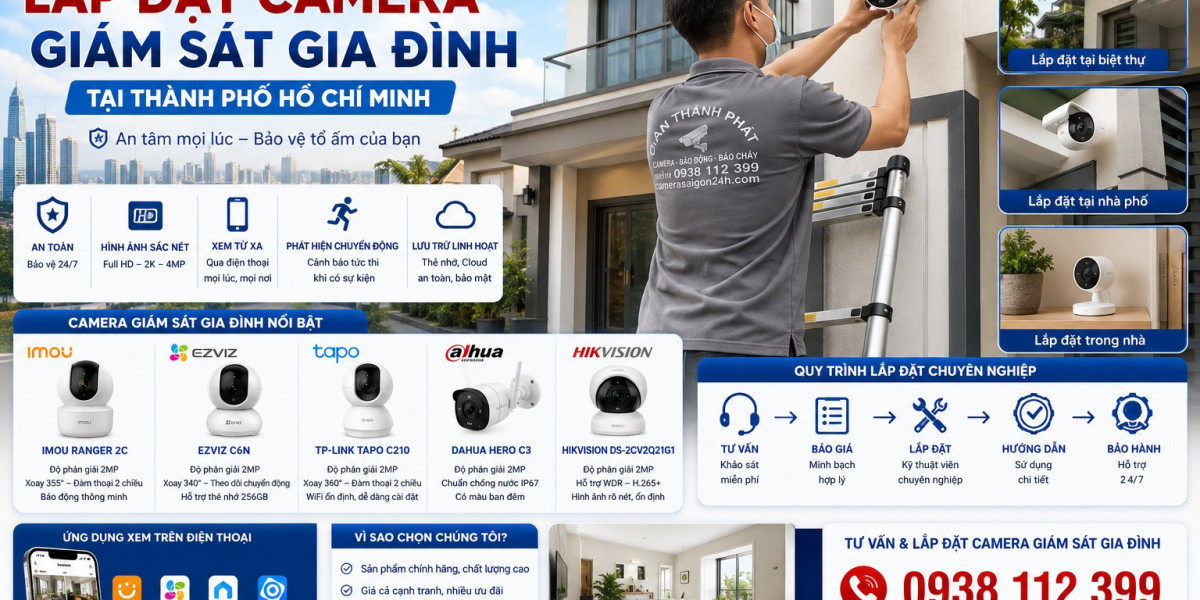Dịch Vụ Lắp Đặt Camera Quan Sát Cho Gia Đình