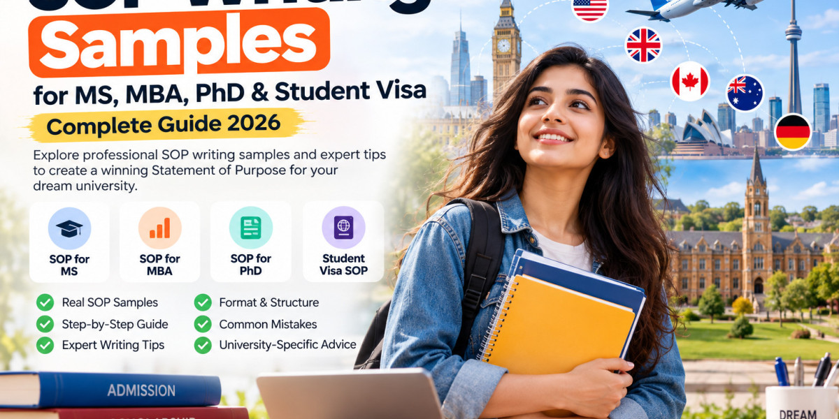 SOP Writing Samples for MS, MBA, PhD & Student Visa (2026 Guide)