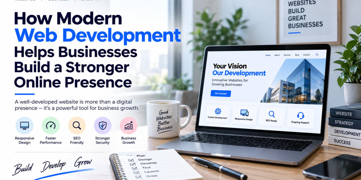 How Modern Web Development Helps Businesses Build a Stronger Online Presence