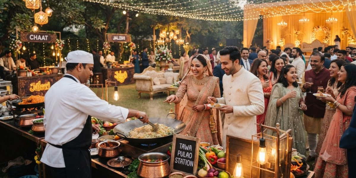 How Live Stalls Make Wedding Celebrations More Interactive
