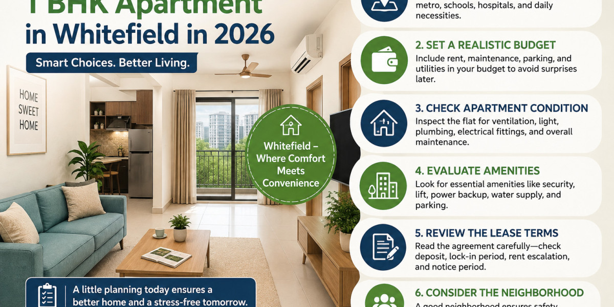 How to Choose the Right 1 BHK Apartment in Whitefield in 2026