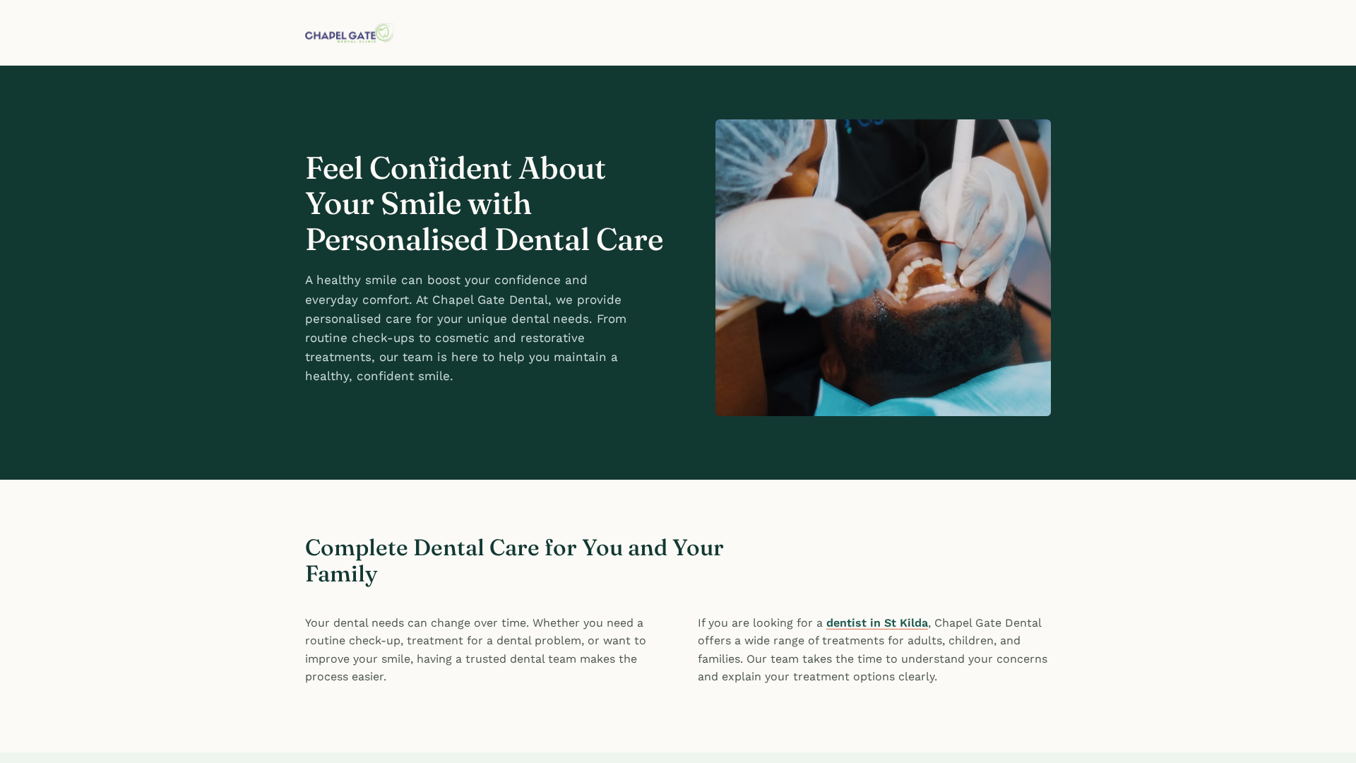 Best Dentist in St Kilda | Chapel Gate Dental