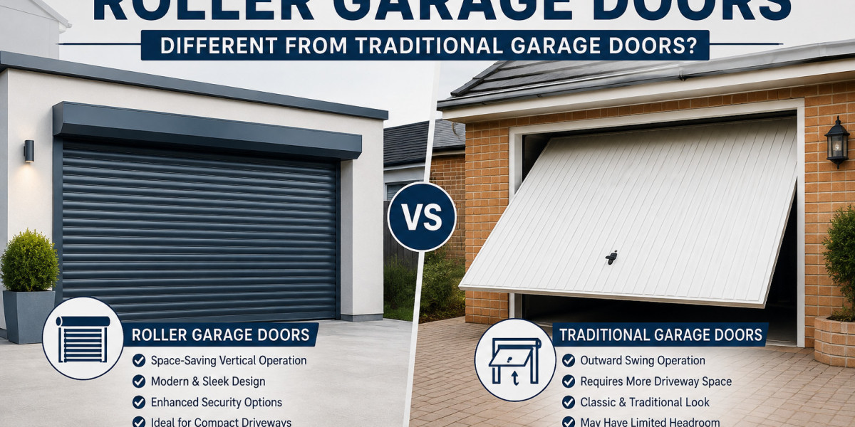 What Makes Roller Garage Doors Different from Traditional Garage Doors?