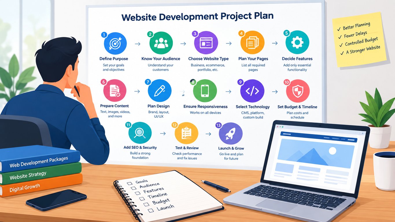 How to Plan a Website Development Project? A Complete Guide for Businesses - Rankon Technologies - Matters