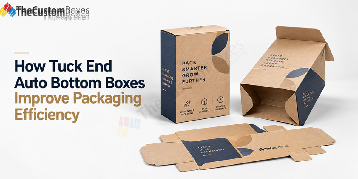How Tuck End Auto Bottom Boxes Improve Packaging Efficiency